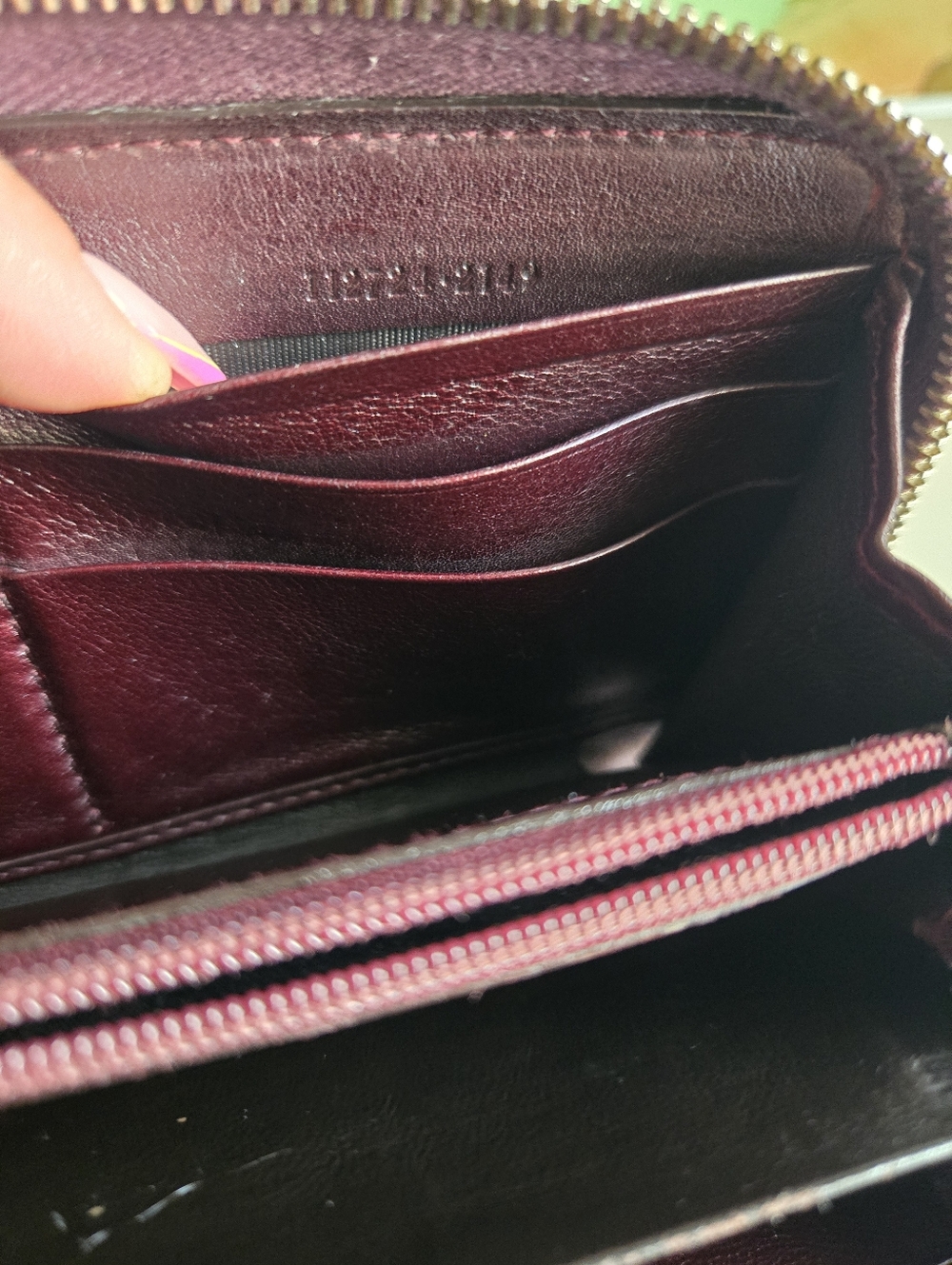 GUC Gucci Guccissima Brown Leather Long Continental Zip-around Wallet - Picture 12 of 14